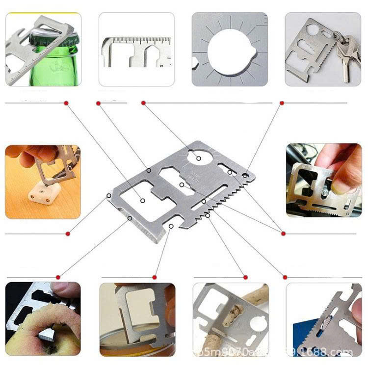 Bộ dụng cụ sinh tồn đa năng dùng dã ngoại cắm trại ngoài trời DCCT002