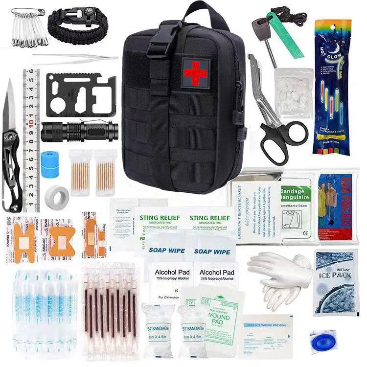 Bộ dụng cụ cắm trại sinh tồn và sơ cứu đa năng DCCT009