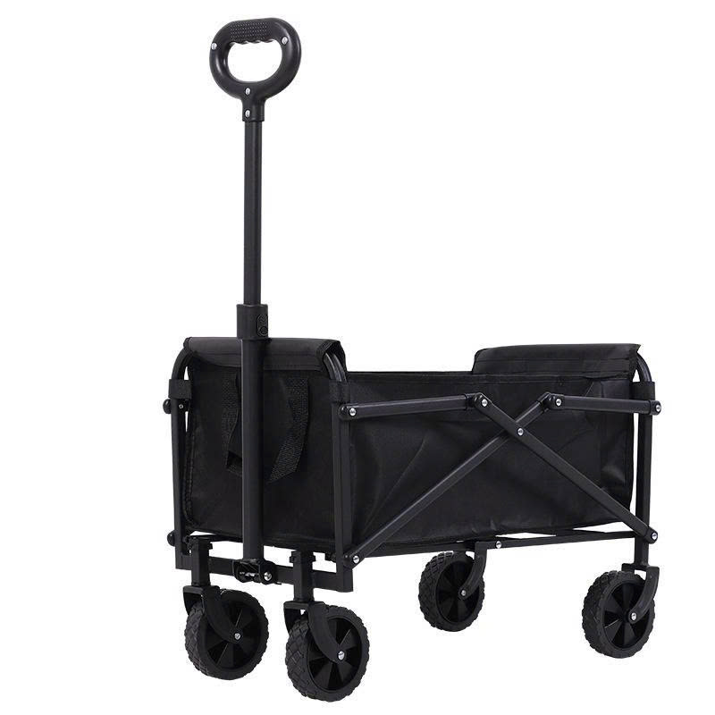 Xe kéo gấp gọn đa năng dã ngoại cắm trại tải trong lớn bánh xe xoay 360 độ chóng trượt DCCT014
