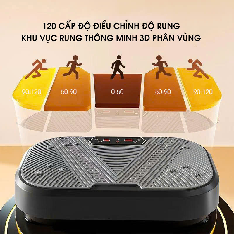 Máy massage rung giảm mỡ toàn thân tập thể dục tại nhà MASS011