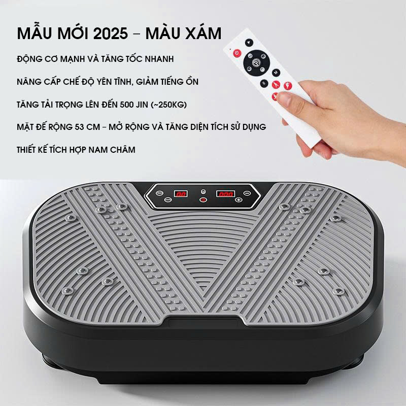 Máy rung giảm mỡ toàn thân kích thước lớn màn hình LED MASS014