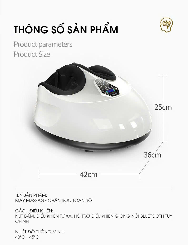 Máy Massage chân 5D cao cấp toàn diện MASS014