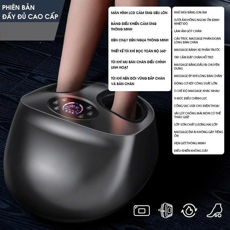 Máy Massage chân thông minh điều khiển bằng giọng nói MASS018