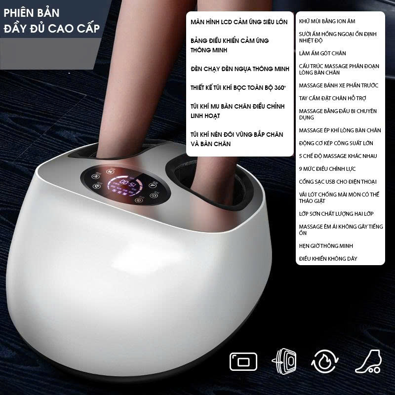 Máy Massage chân thông minh điều khiển bằng giọng nói MASS018