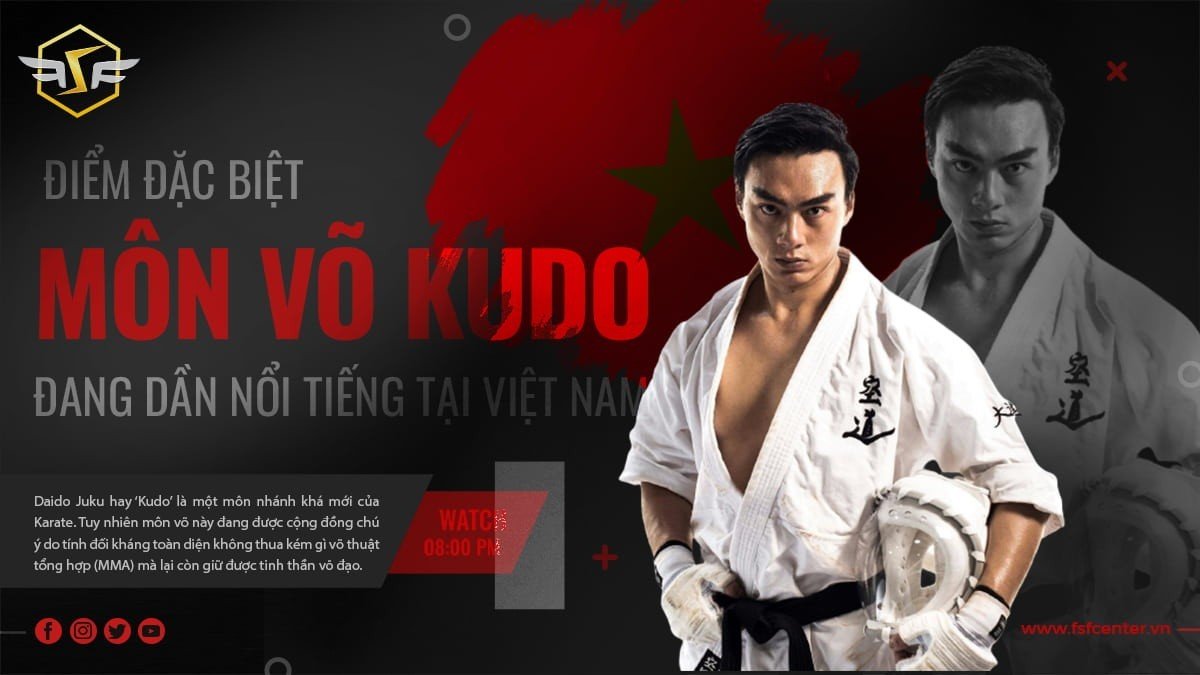 Điểm đặc biệt môn võ Kudo đang dần nổi tiếng tại Việt Nam