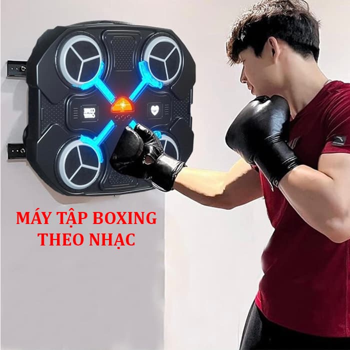 Máy tập boxing có nhạc tại nhà giúp cải thiện kỹ năng và phản xạ