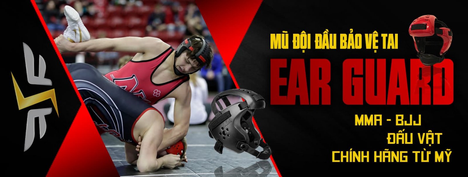 Mua mũ đội đầu bảo vệ tai Ear Guard tập mma bjj đấu vật chính hãng Mỹ giá tốt rẻ saigon