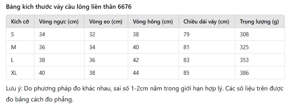 Trang phục thể thao váy liền thân co dãn thoải mái cao cấp 015