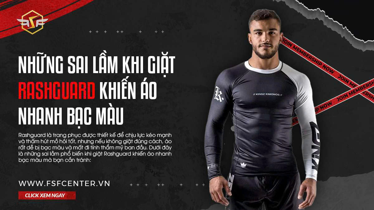 Những Sai Lầm Khi Giặt Rashguard Khiến Áo Nhanh Bạc Màu