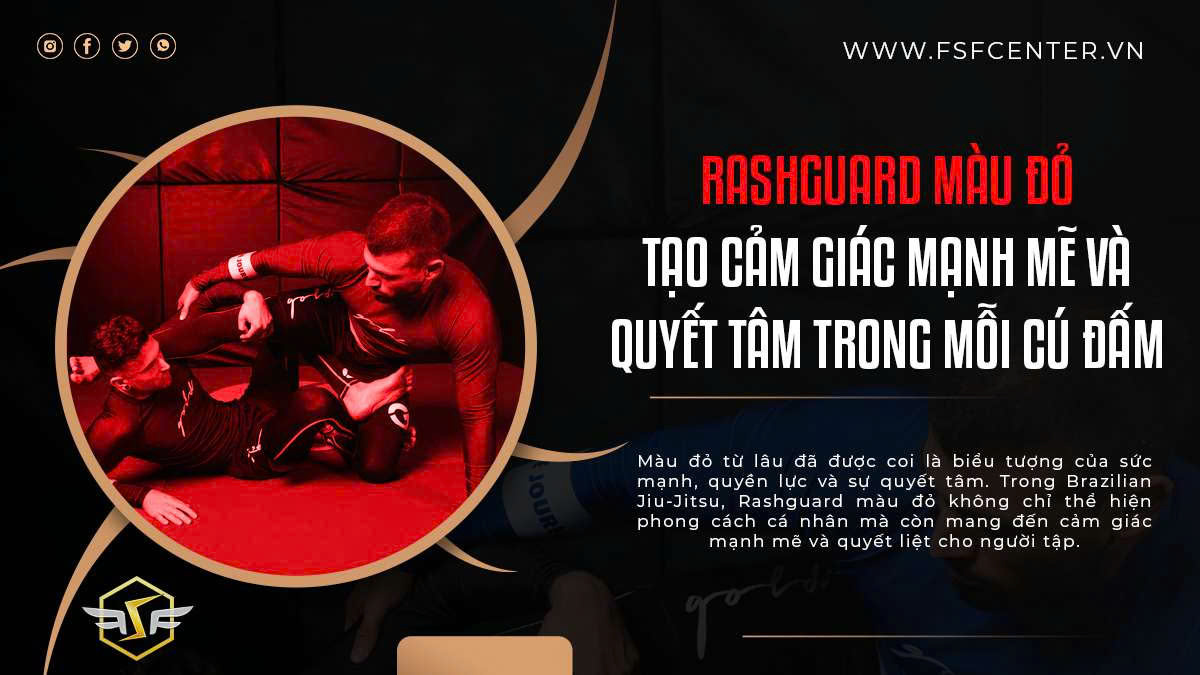 Rashguard Màu Đỏ – Tạo Cảm Giác Mạnh Mẽ Và Quyết Tâm Trong Mỗi Cú Đấm