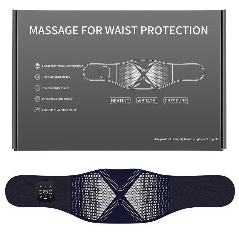 Đai massage bụng đa năng 3 trong 1 chườm nóng Massage hỗ trợ giảm mỡ MRB002