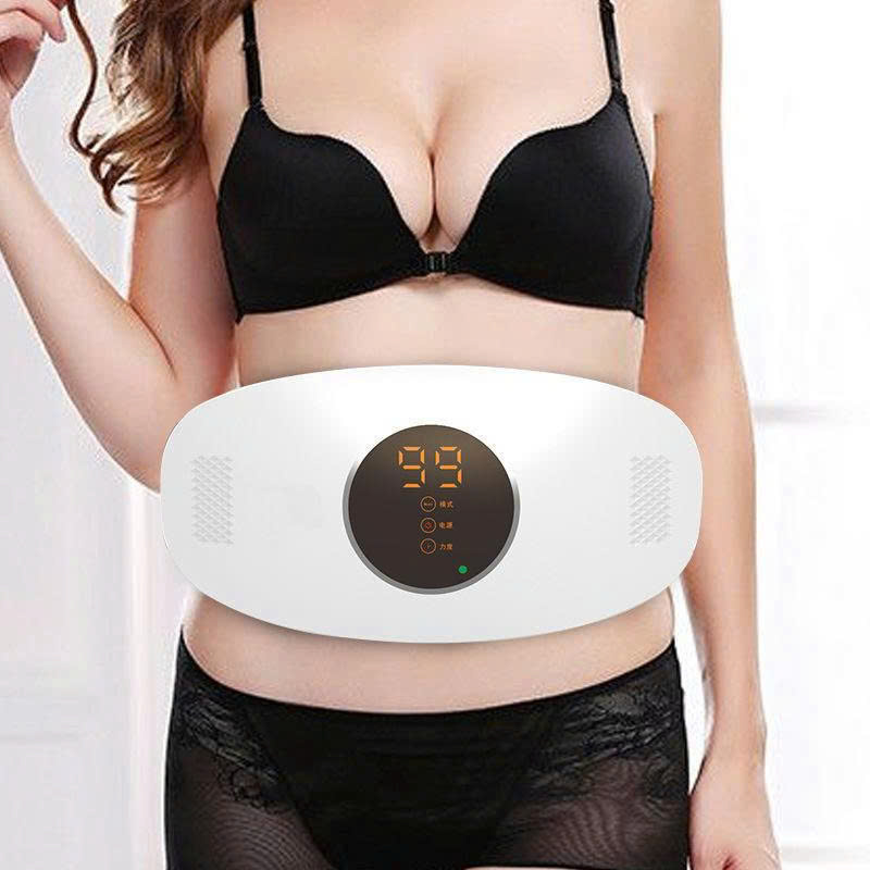 Đai Massage bụng không dây rung nhiệt tỏa nóng hỗ trợ giảm đau thắt lưng giảm mỡ bụng MRB006