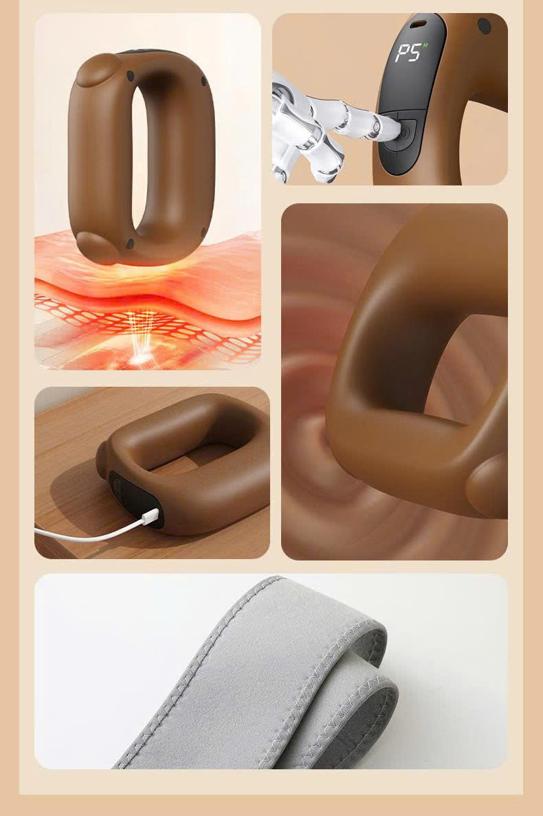 Máy massage rung giảm mỡ đốt mỡ, làm săn cơ, nhiệt 45°C, nhỏ gọn dễ dùng MRB010