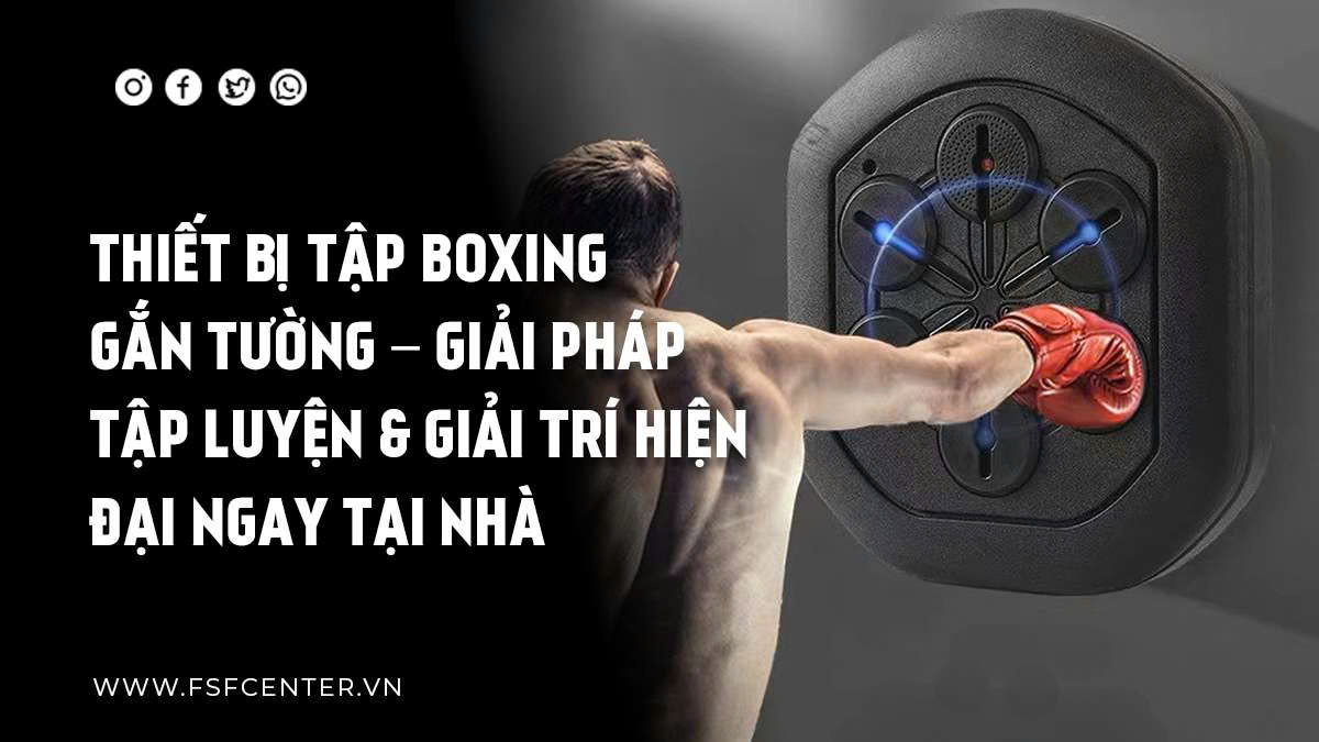 Thiết Bị Tập Boxing Gắn Tường – Giải Pháp Tập Luyện