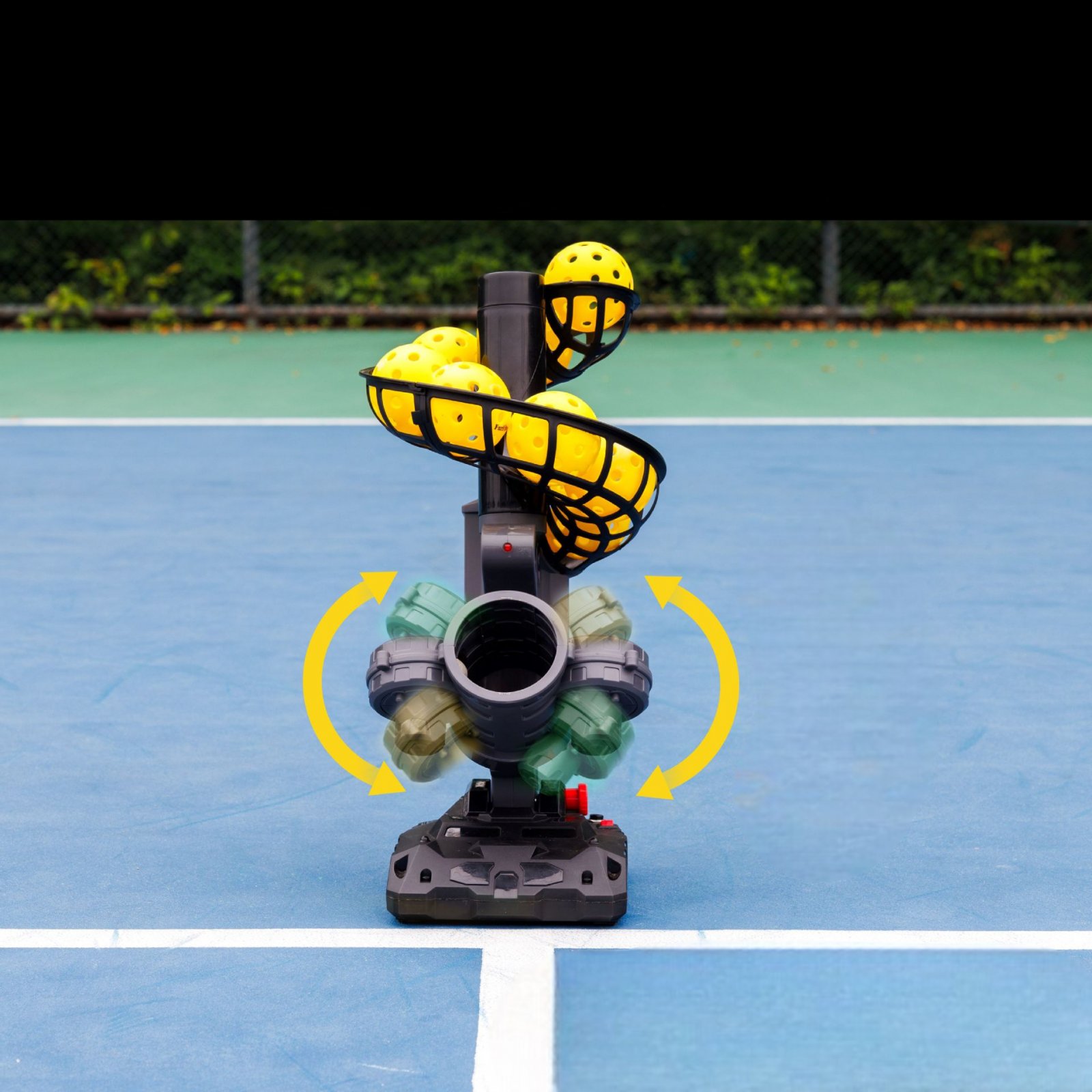 Máy Phóng Bắn Bóng Pickleball, Tennis, Bóng Lỗ Tự Động Thiết Bị Tập Luyện Cường Độ Cao 002