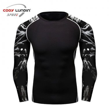 Áo tay dài Rashguard BJJ MMA dành cho người lớn 059