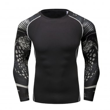 Áo tay dài Rashguard BJJ MMA dành cho người lớn 059