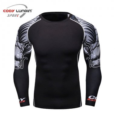 Áo tay dài Rashguard BJJ MMA dành cho người lớn 059