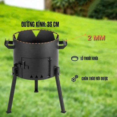 Bếp lò nấu ngoài trời dùng cho dã ngoại cắm trại DCCT006