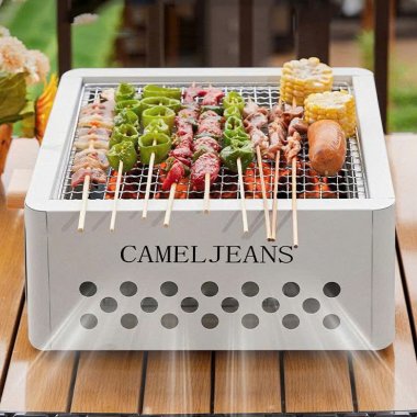 Bếp nướng than dã ngoại cắm trại khay kéo tiện lợi DCCT017