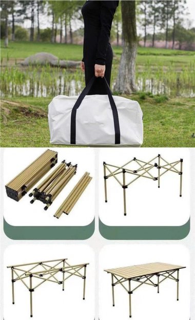 Bộ bàn ghế gấp dã ngoại khung hợp kim cao cấp DCCT013