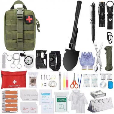 Bộ dụng cụ cắm trại dã ngoại đa năng kèm túi DCCT010