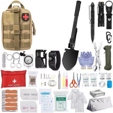 Bộ dụng cụ cắm trại dã ngoại đa năng kèm túi DCCT010