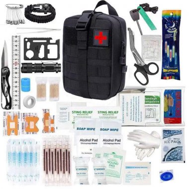 Bộ dụng cụ cắm trại sinh tồn và sơ cứu đa năng DCCT009
