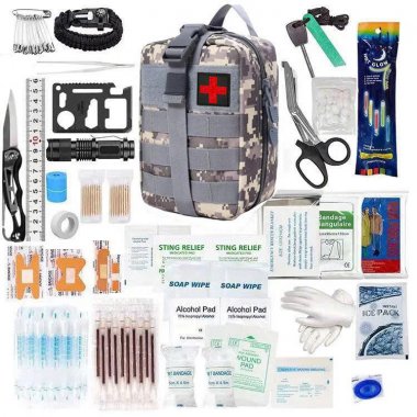 Bộ dụng cụ cắm trại sinh tồn và sơ cứu đa năng DCCT009