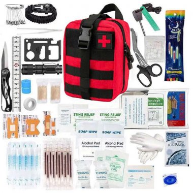 Bộ dụng cụ cắm trại sinh tồn và sơ cứu đa năng DCCT009