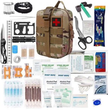 Bộ dụng cụ cắm trại sinh tồn và sơ cứu đa năng DCCT009