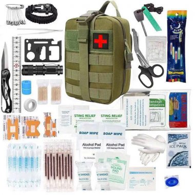 Bộ dụng cụ cắm trại sinh tồn và sơ cứu đa năng DCCT009