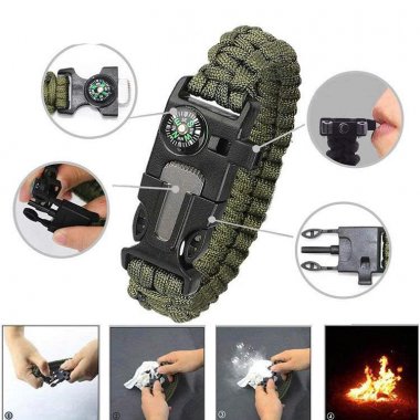 Bộ dụng cụ sinh tồn đa năng dùng dã ngoại cắm trại ngoài trời DCCT002