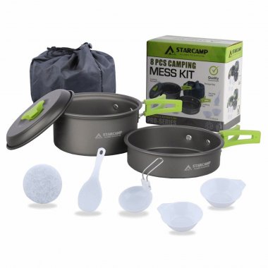 Bộ nồi nấu ăn dã ngoại Starcamp gọn nhẹ tiện lợi cho cắm trại DCCT007