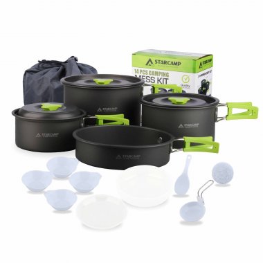 Bộ nồi nấu ăn dã ngoại Starcamp gọn nhẹ tiện lợi cho cắm trại DCCT007