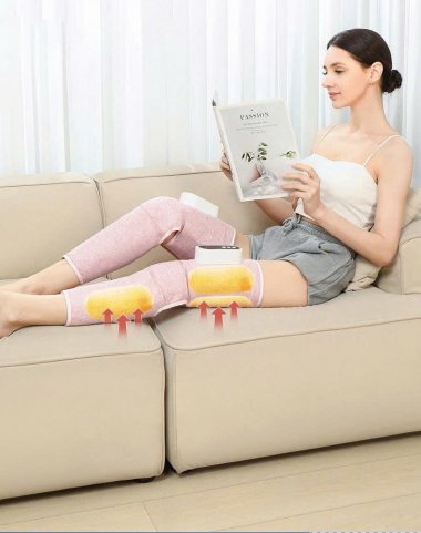 Đai massage bắp chân và đùi thông minh 3 chế độ nhiệt giúp giảm đau nhức thư giãn cơ bắp DDG003