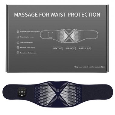 Đai massage bụng đa năng 3 trong 1 chườm nóng Massage hỗ trợ giảm mỡ MRB002