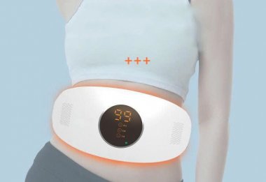 Đai Massage bụng không dây rung nhiệt tỏa nóng hỗ trợ giảm đau thắt lưng giảm mỡ bụng MRB006