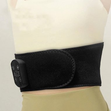 Đai massage bụng rung nhiệt hồng ngoại không dây 4 động cơ rung mạnh MRB009