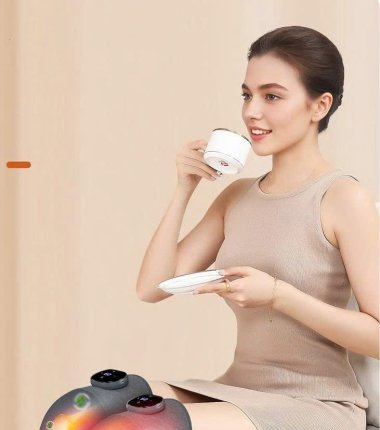 Đai massage chườm gối thảo dược nhiệt 60°C và hiển thị LED DDG009