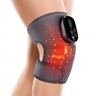 Đai massage đầu gối thông minh tích hợp nhiệt rung và đèn LED DDG002