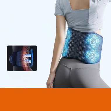 Đai massage tỏa nhiệt thông minh công nghệ khí nén rung 4 vùng MRB008