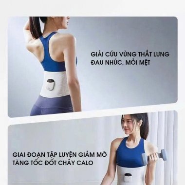 Đai massage xung điện 8 vùng thư giãn cơ sâu giảm đau hiệu quả MRB013