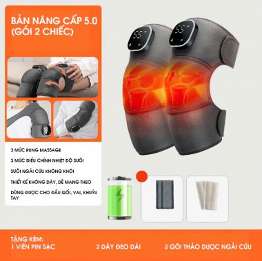 Đệm Massage chườm gối thông minh nhiệt độ điều chỉnh 3 cấp DDG010