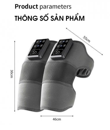 Đệm Massage đầu gối làm ấm chân 3D cao cấp DDG004