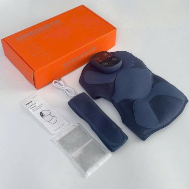 Đệm massage đầu gối rung nhiệt 4 vùng hỗ trợ giảm đau khớp phục hồi vận động DDG001