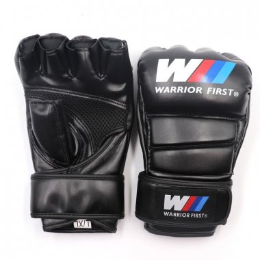 Găng tay WF đen tập luyện thi đấu võ tổng hợp MMA 015