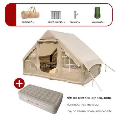 Lều cắm trại bơm hơi không cần dựng khung LCT017