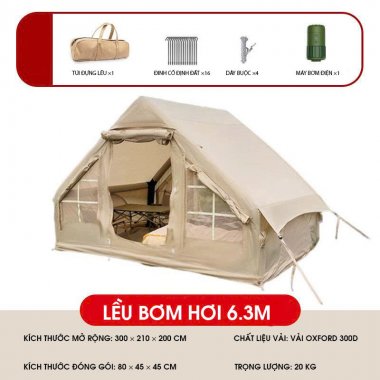 Lều cắm trại bơm hơi không cần dựng khung LCT017