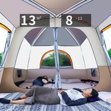 Lều cắm trại cho gia đình nhóm đông người 2 phòng 1 sảnh LCT016